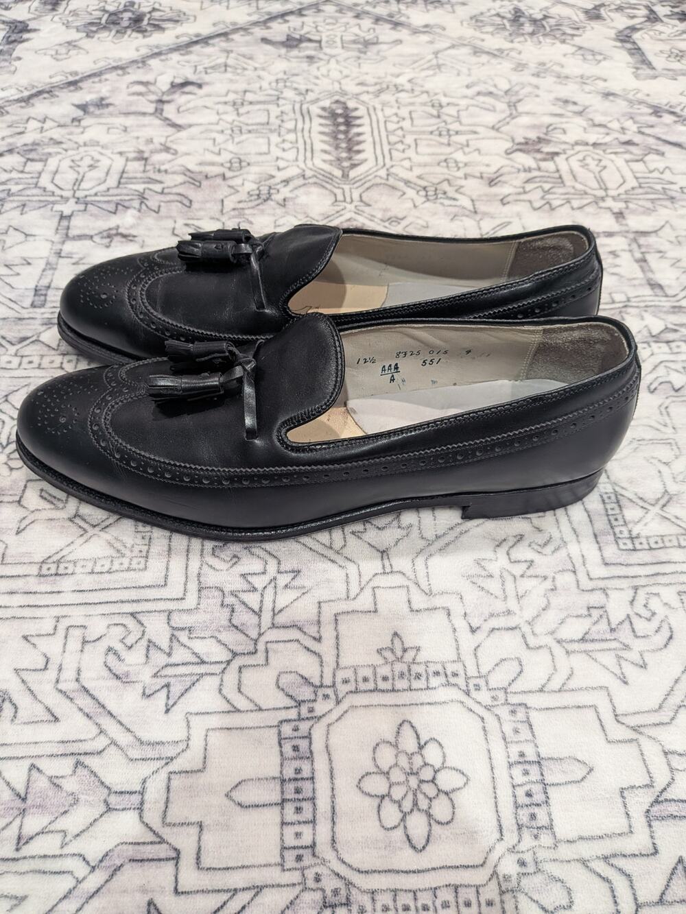 Mens Alden 551 Wingtip Tassle Loafers